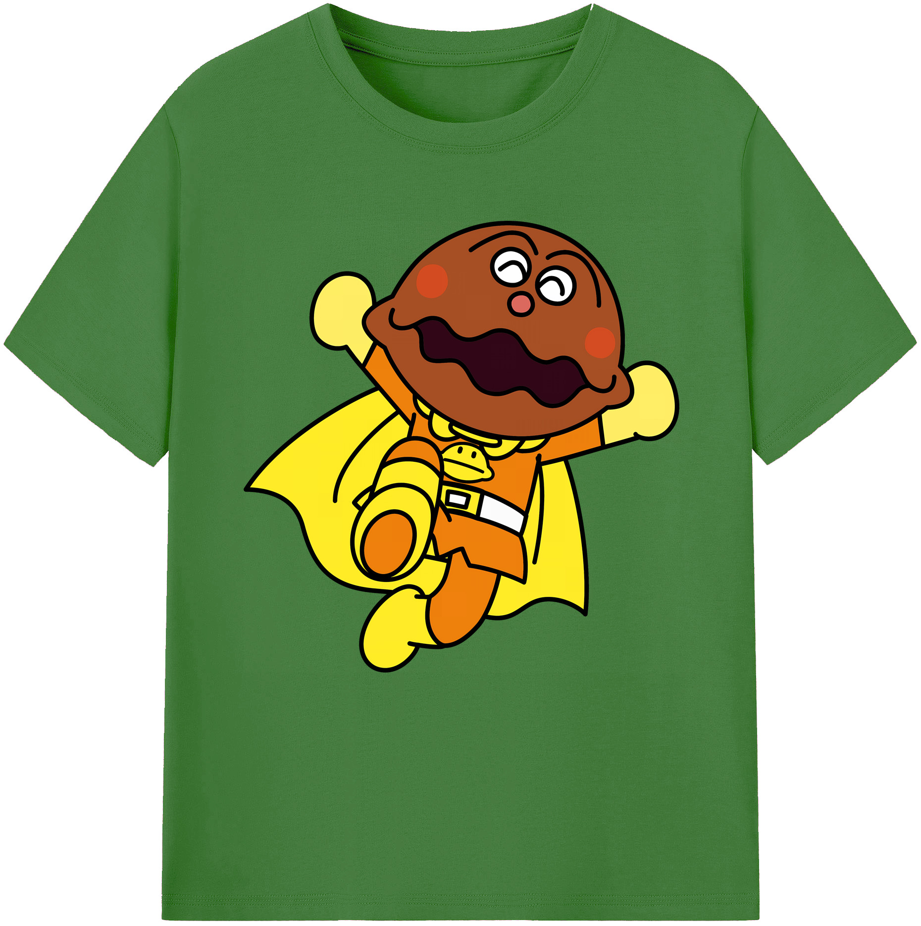 （画像用） アンパンマン Anpanman レディースカジュアルプリントTシャツ（綿100％）